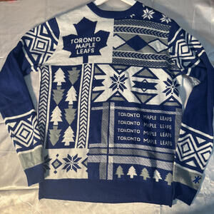 Toronto Maple Leafs NHL Knit Sweater by FOCO fan gear Nordic Isle Style Men’s M